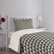 Modern Art Tile Design Bedspread Set
