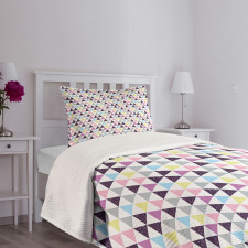 Hipster Mosaic Design Bedspread Set