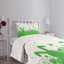 Green Spring Field Easter Bedspread Set