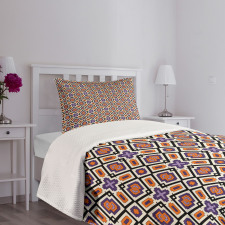 Composition of Shapes Bedspread Set