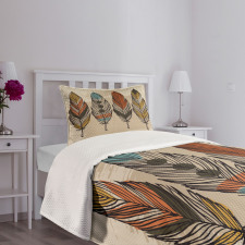 Hand Drawn Quills Native Bedspread Set