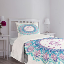 Colorful Mandala Sign Bedspread Set