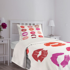 Colorful Qualitative Trace Bedspread Set