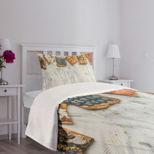 Whole Grain Toasts Bedspread Set