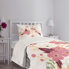 Japanese Garden Art Bedspread Set