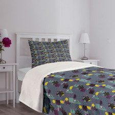 Cacti with Modern Theme Bedspread Set