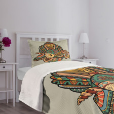 Abstract Seashell Art Bedspread Set