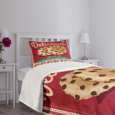 Chocolate Chip on a Poster Bedspread Set