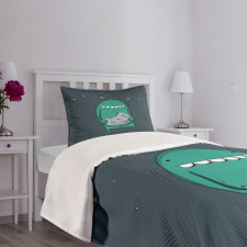 Monster with Sharp Teeth Bedspread Set