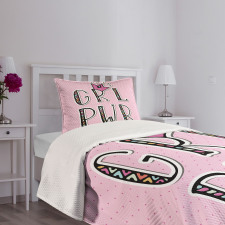 Girl Power in Ornate Bedspread Set