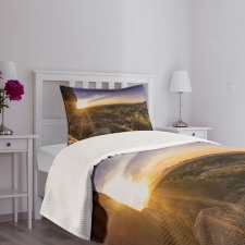 Scenic Sunrise Sandstones Bedspread Set