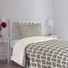 Contemporary Bold Lines Bedspread Set