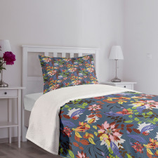 Floral Vintage Spring Bedspread Set