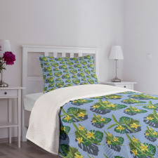 Exotic Botany Repetition Bedspread Set