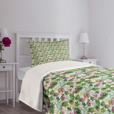 Plants of Hawaiian Flora Bedspread Set