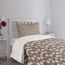 Floral Primitive Leaf Bedspread Set