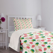 Healthy Harvest Produce Bedspread Set