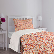 Arrangement of Fall Foliage Bedspread Set