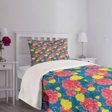 Valentine's Rose Blossoms Bedspread Set