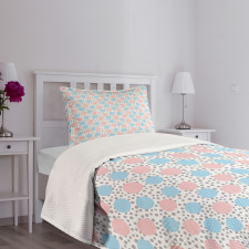 Children Pastel Circles Bedspread Set