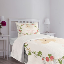 Believe in Magic and Unicorn Bedspread Set