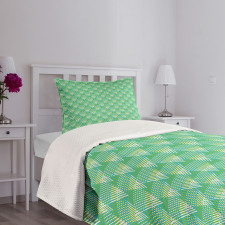 Striped Triangles Hipster Bedspread Set