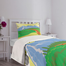 Forest America Countryside Bedspread Set