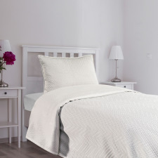 Soft Dotted Zigzags Bedspread Set