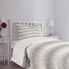 Symmetric Geometric Bedspread Set