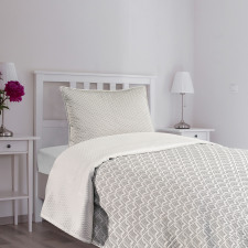 Monochrome Chevron Bedspread Set