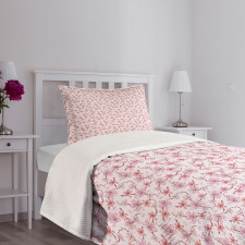 Traditional Romantic Blossom Bedspread Set