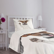 Baby Dog Animal Lover Bedspread Set