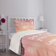 Pastel Colored Bokeh Effect Bedspread Set