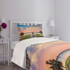 Ocean Scenery America Bedspread Set