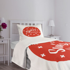 National Day Monochrome Bedspread Set