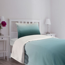 Teal Shades Design Bedspread Set