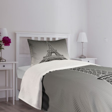 Paris Landmark Bedspread Set