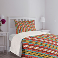 Tribal Boho Artwork Print Bedspread Set