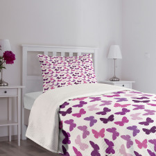 Butterfly Carved Wing Bedspread Set