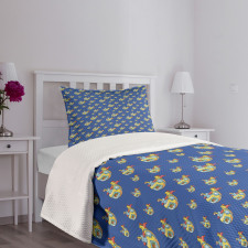 Kids Adventure Cartoon Bedspread Set