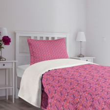 Energetic Hearts Kisses Love Bedspread Set