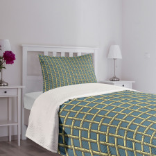 Simplistic Bamboo Cane Cell Bedspread Set