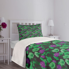 East Floral Elements Bedspread Set