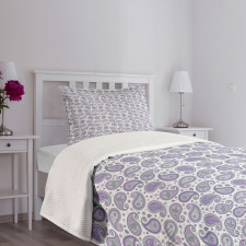 Oriental Pastel Tone Bedspread Set