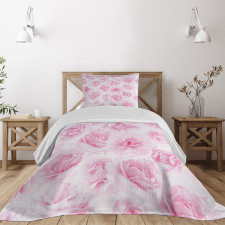 Floral Garden Victorian Bedspread Set