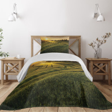 Barley Woods Sunset Bedspread Set