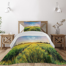 Wheat Field Nature Bedspread Set