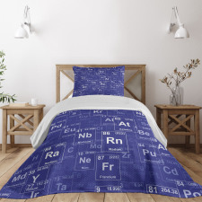 Chemistry Theme Bedspread Set