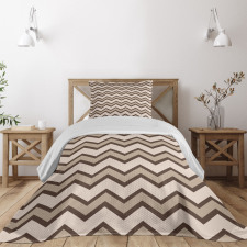 Classic Chevron Zigzags Bedspread Set