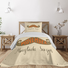 No Shave November Season Bedspread Set